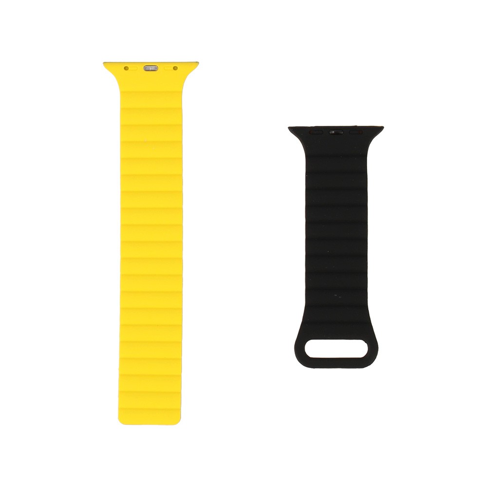 Blue Box สาย Apple Watch Magnetic Strap Series 6,SE1,SE2,10 (42/44/46mm) Black/Yellow