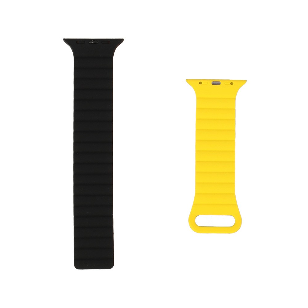 Blue Box สาย Apple Watch Magnetic Strap Series 6,SE1,SE2,10 (42/44/46mm) Black/Yellow