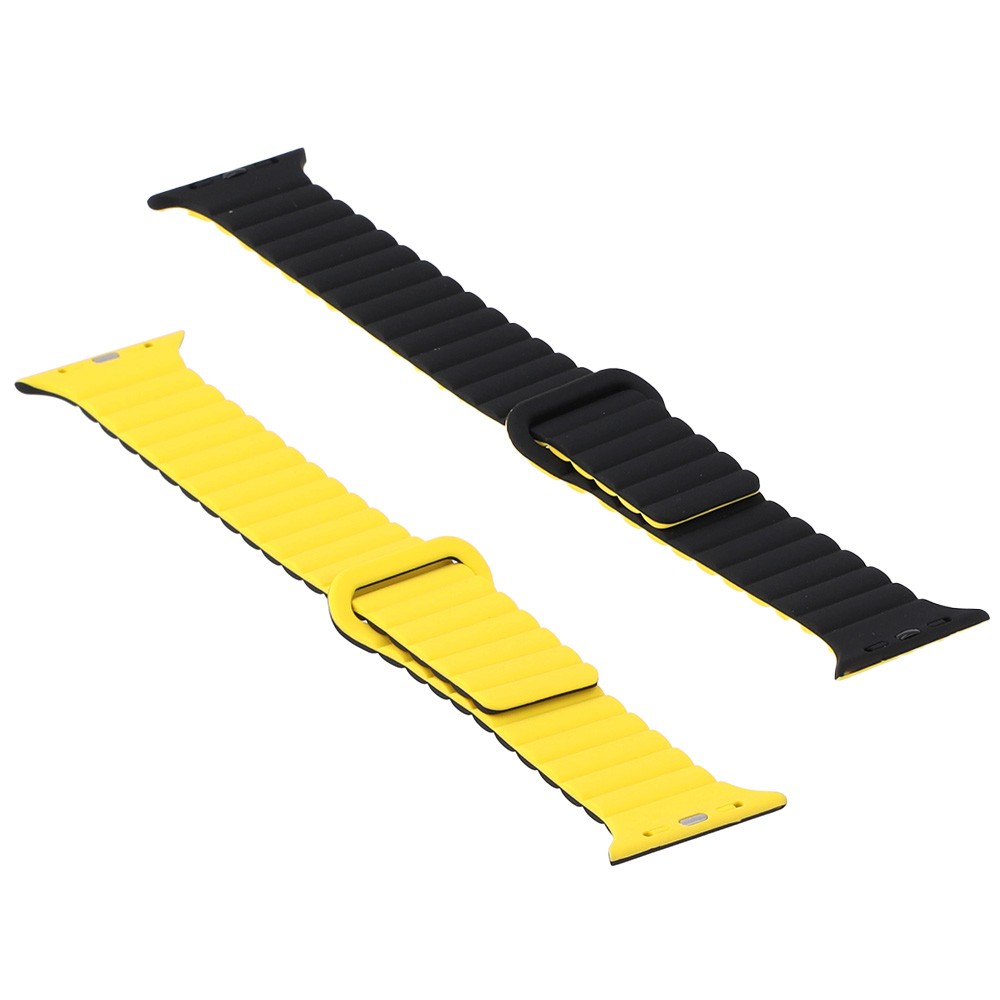 Blue Box สาย Apple Watch Magnetic Strap Series 6,SE1,SE2,10 (42/44/46mm) Black/Yellow