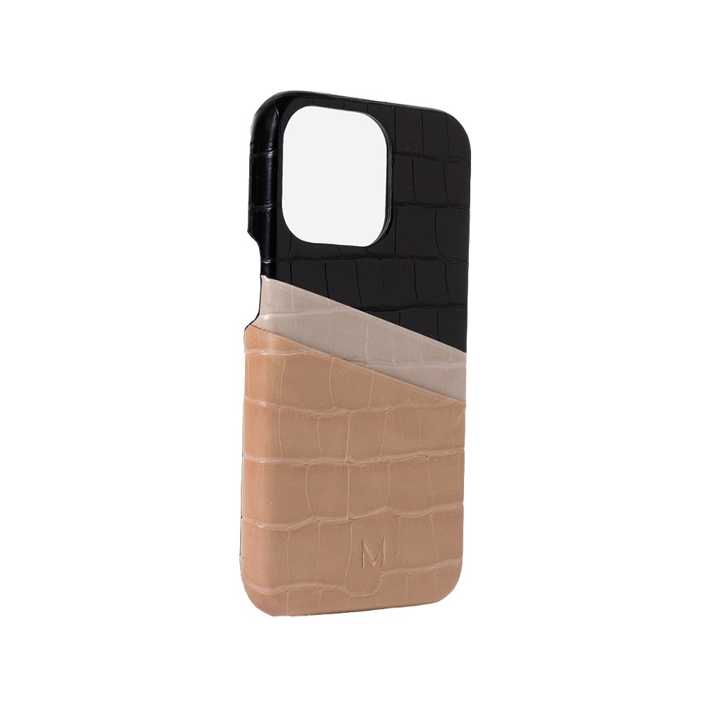 MUSE เคส iPhone 14 Pro 3Tone Card Holder Peanut