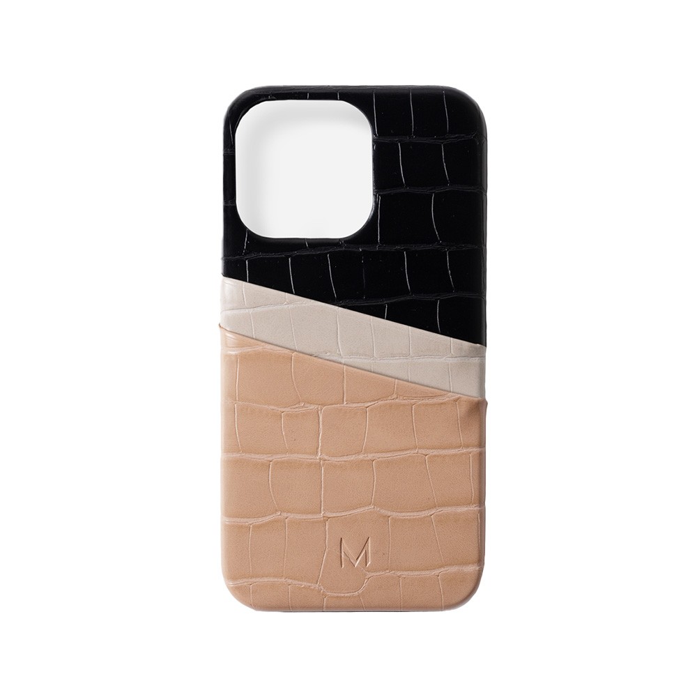 MUSE เคส iPhone 14 Pro Max 3Tone Card Holder Peanut