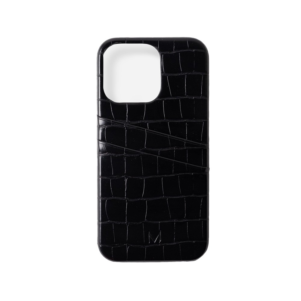 MUSE เคส iPhone 14 Pro Card Holder Black