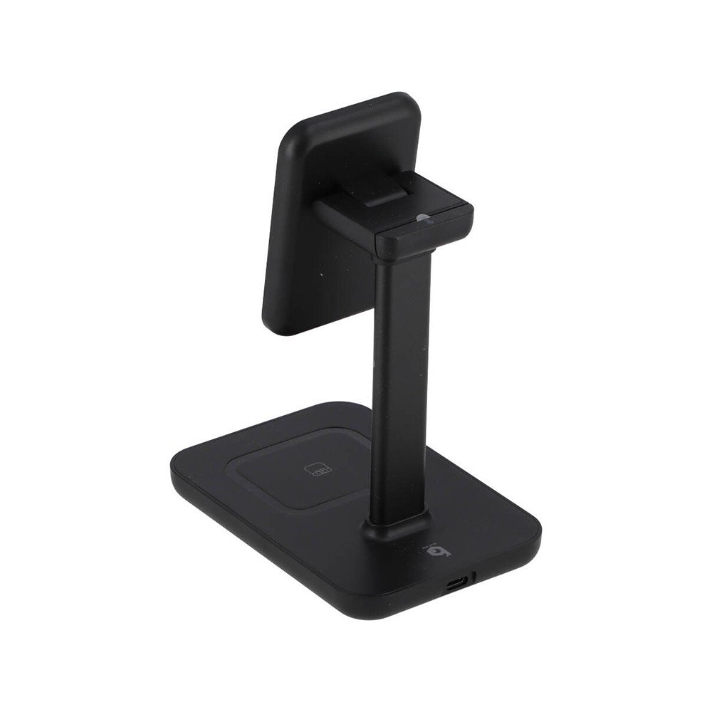 ที่ชาร์จไร้สาย Blue Box 3-in-1 Magnetic Wireless Charger Stand 15W Matte Black (HM34)