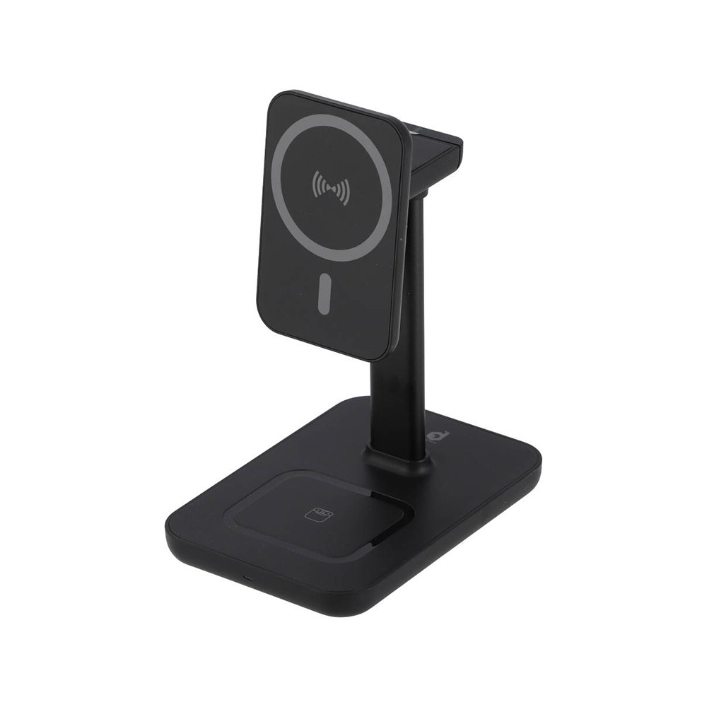 ที่ชาร์จไร้สาย Blue Box 3-in-1 Magnetic Wireless Charger Stand 15W Matte Black (HM34)