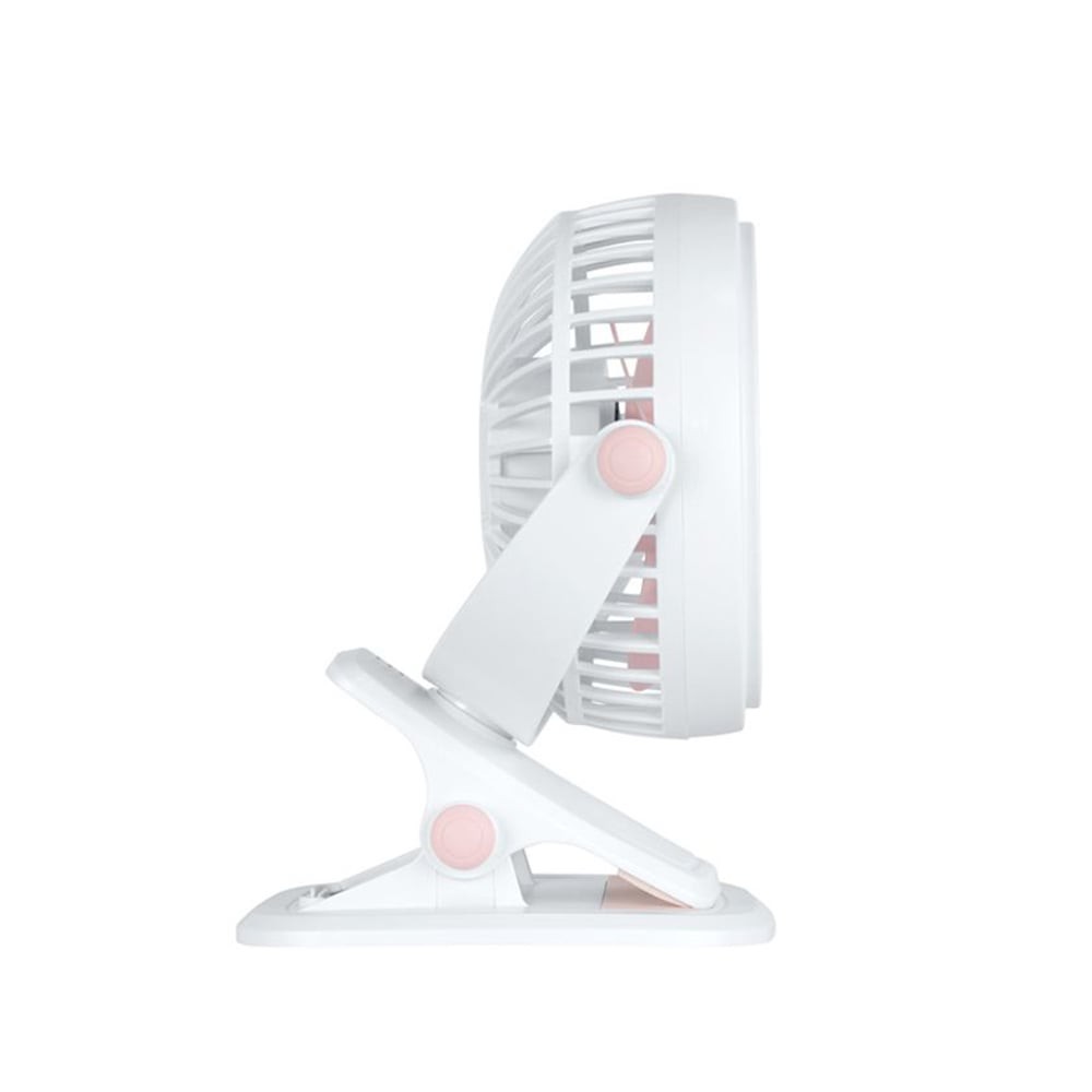พัดลมที่หนีบ ALECTRIC USB Fan Grip Pink