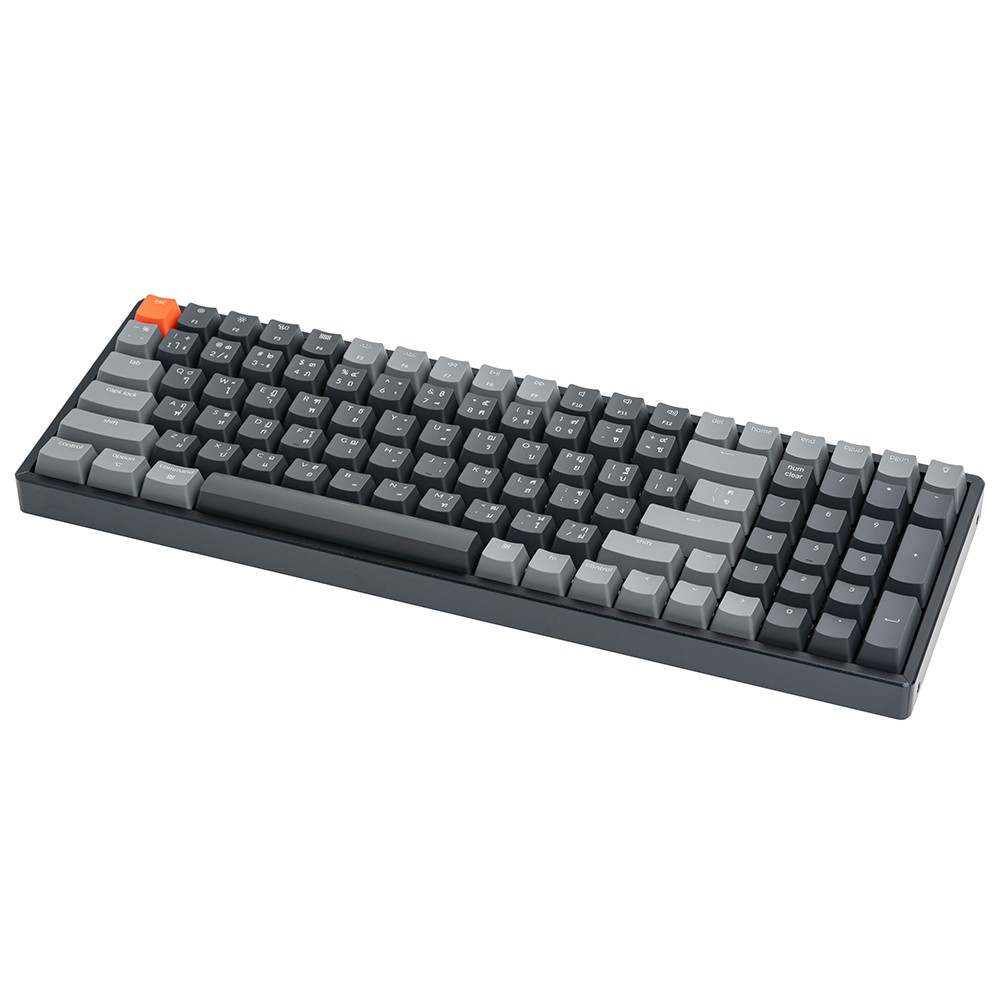 คีย์บอร์ดเกมมิ่ง Keychron Gaming Keyboard K4 V.2 Wireless Mechanical Gateron (Hot-swappable) Blue Switch