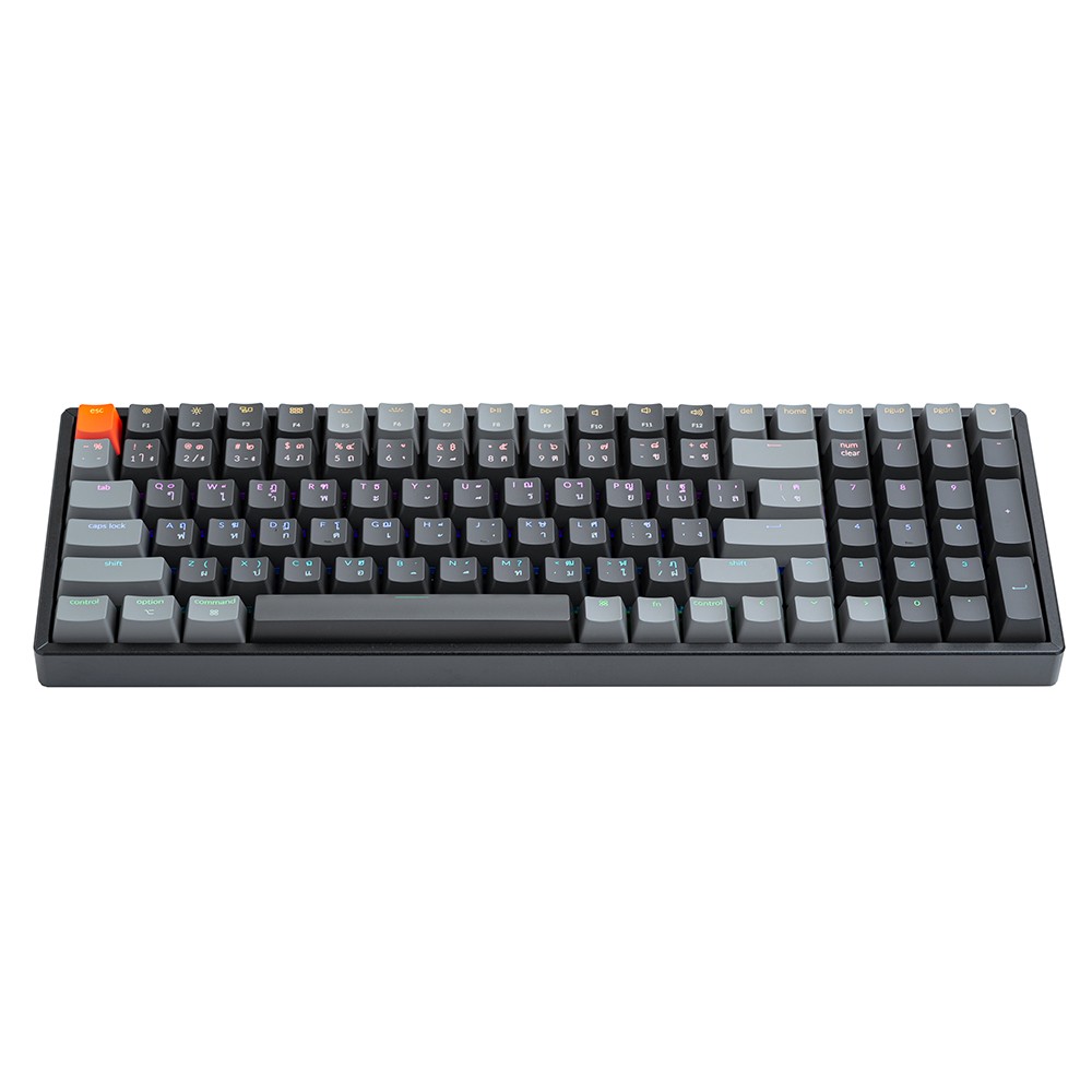 คีย์บอร์ดเกมมิ่ง Keychron Gaming Keyboard K4 V.2 Wireless Mechanical Gateron (Hot-swappable) Brown Switch