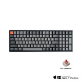 คีย์บอร์ดเกมมิ่ง Keychron Gaming Keyboard K4 V.2 Wireless Mechanical Gateron (Hot-swappable) Red Switch