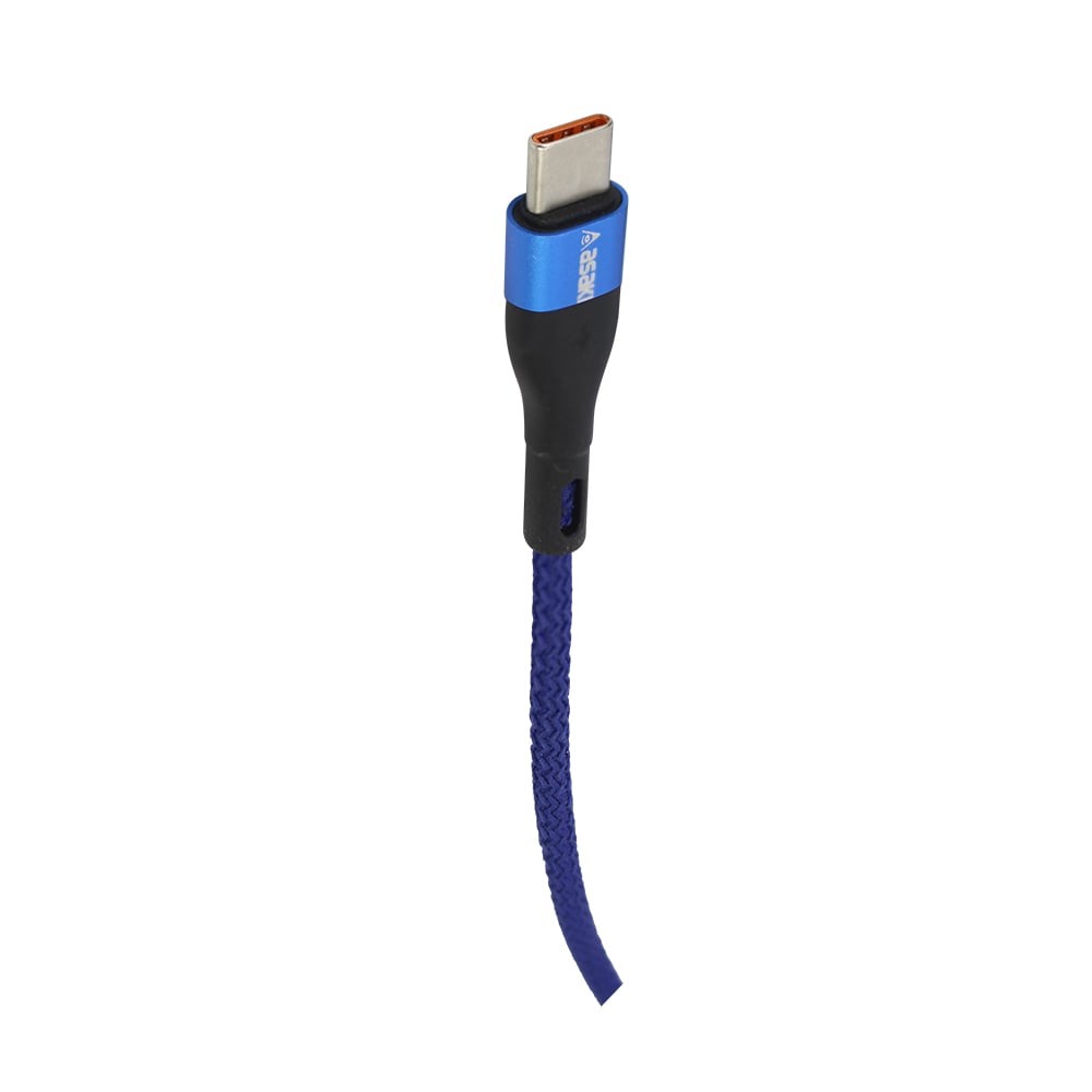 สายชาร์จ ASAKI USB-A to USB-C Cable 1 เมตร Blue (A-2303)