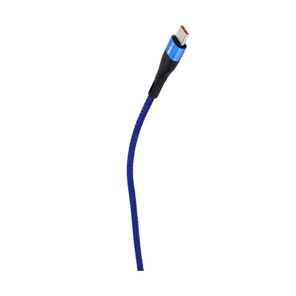สายชาร์จ ASAKI USB-A to USB-C Cable 1 เมตร Blue (A-2303)