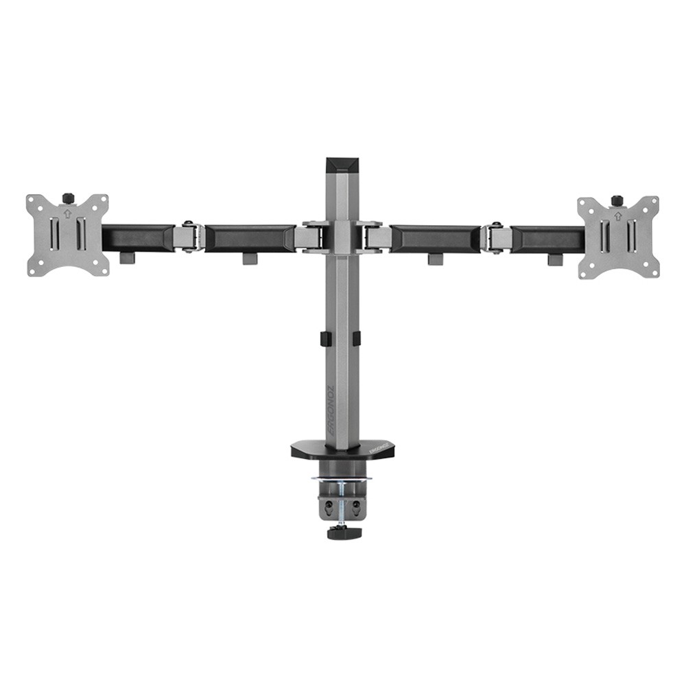 แขนจับจอมอนิเตอร์ ERGONOZ Double Monitor Arm V.2 (EGN-FMAV2-D) Space Gray