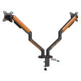 แขนจับจอมอนิเตอร์ ERGONOZ Dual Monitor Arm Twin Blaze (EGN-BLAZE-D) Black/Orange