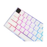 คีย์บอร์ดเกมมิ่ง Fantech Gaming Keyboard MK860 Mechanical White Wireless (Blue Switch)