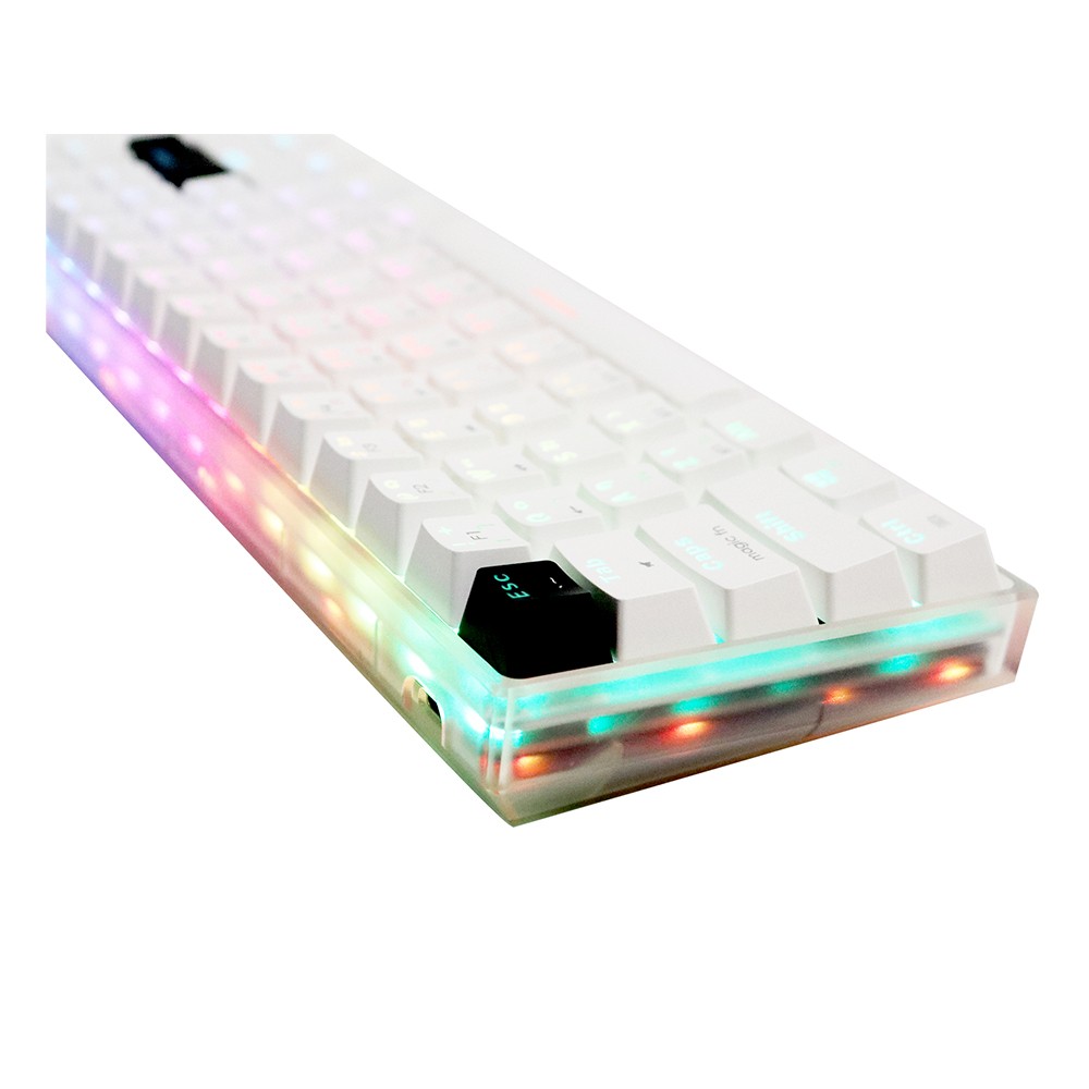 คีย์บอร์ดเกมมิ่ง Fantech Gaming Keyboard MK860 Mechanical White Wireless (Red Switch)