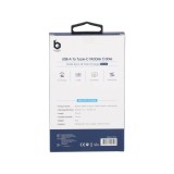 สายชาร์จ Blue Box USB-A to USB-C Cable Copper+Knitting wire 1 เมตร 3A Dark Gray