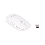 เมาส์ไร้สาย TECHPRO Wireless Mouse Slim M844 White