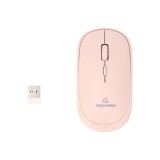 เมาส์ไร้สาย TECHPRO Wireless Mouse Slim M844 Light Pink