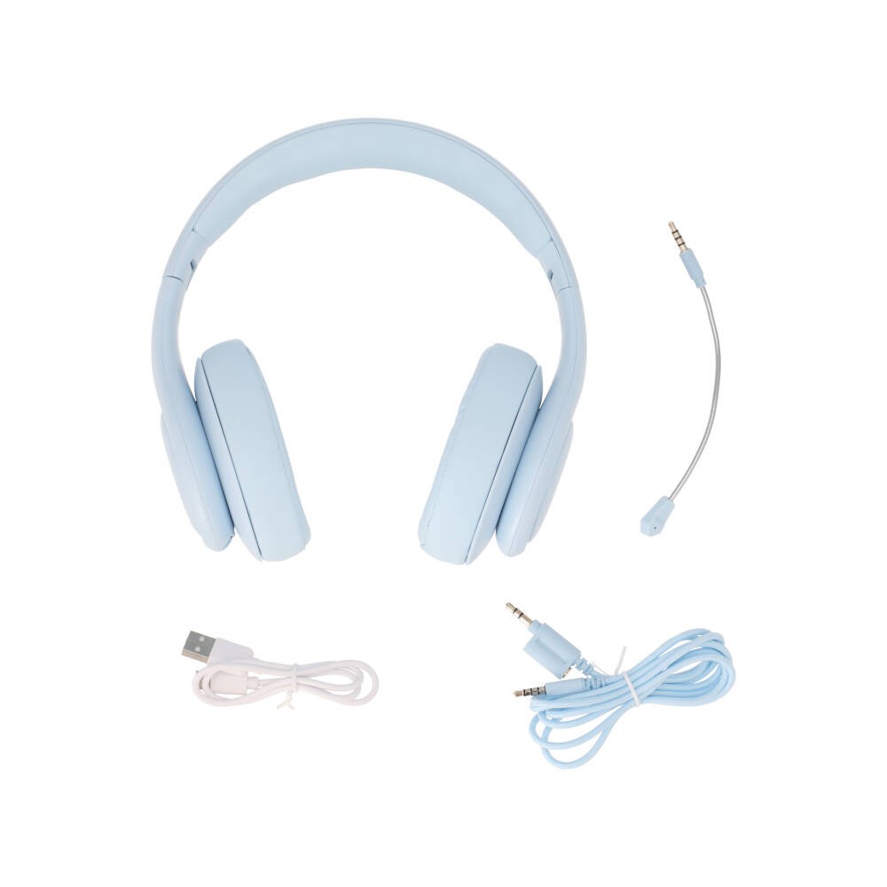 หูฟังไร้สาย Blue Box Headphone with Mic. Wireless BB002 - Light Blue