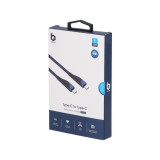 สายชาร์จ Blue Box Type-C to Type-C 65w Fast Charge & Data Sync Cable - Blue