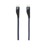สายชาร์จ Blue Box Type-C to Type-C 65w Fast Charge & Data Sync Cable - Blue
