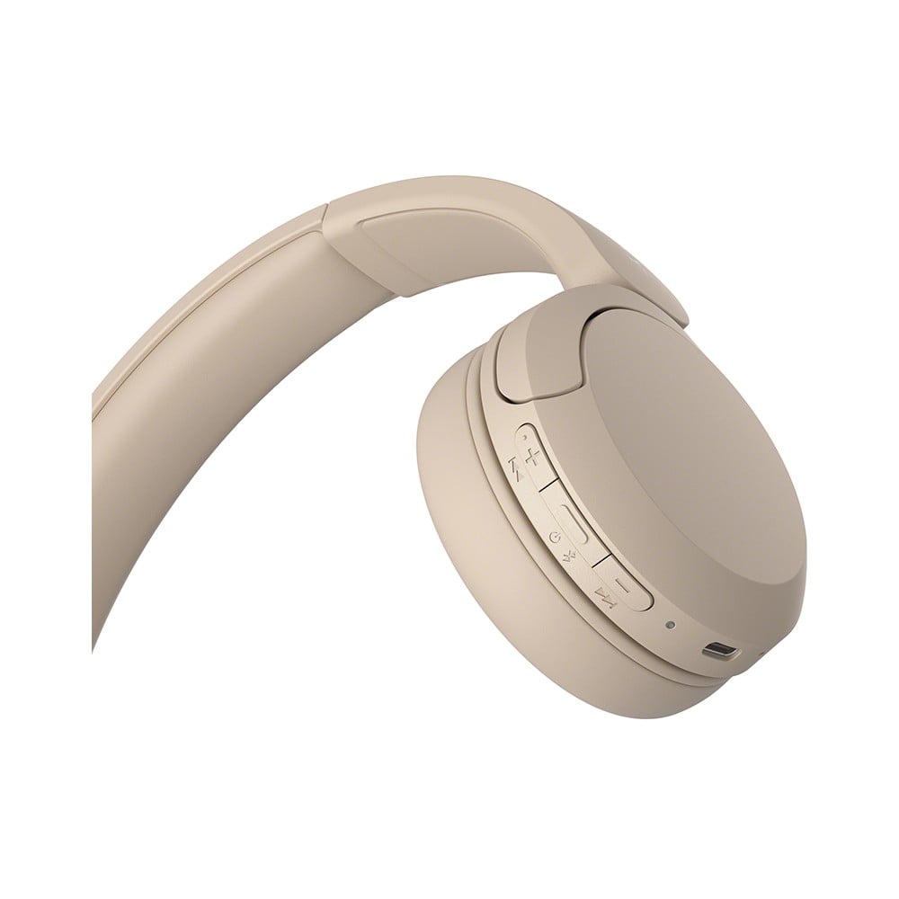 หูฟังไร้สาย Sony Headphone with Mic. Wireless WH-CH520/CZ Cream