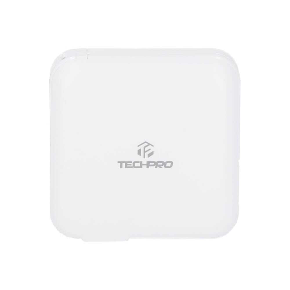 พาวเวอร์แบงค์ TECHPRO ความจุ 15,000 mAh White