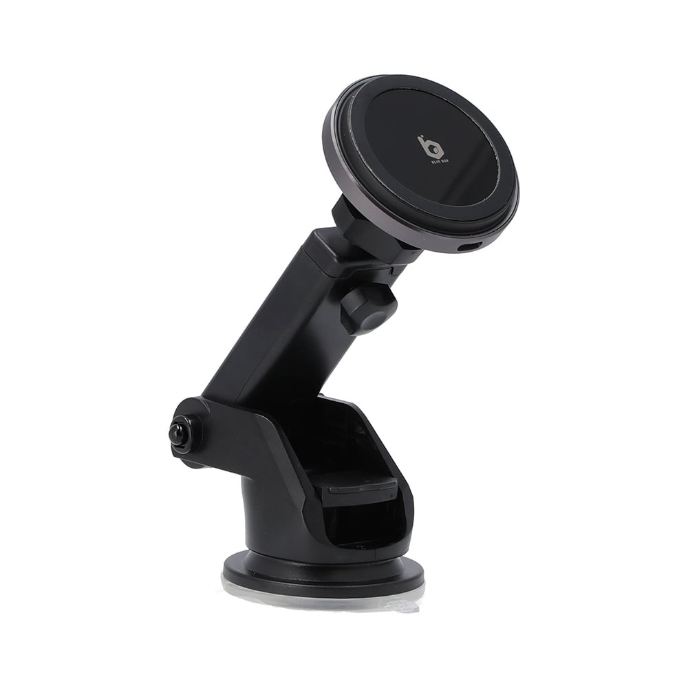 Blue Box Magnetic Wireless Car Holder (Dashboard+Air Vent) 15W - Black