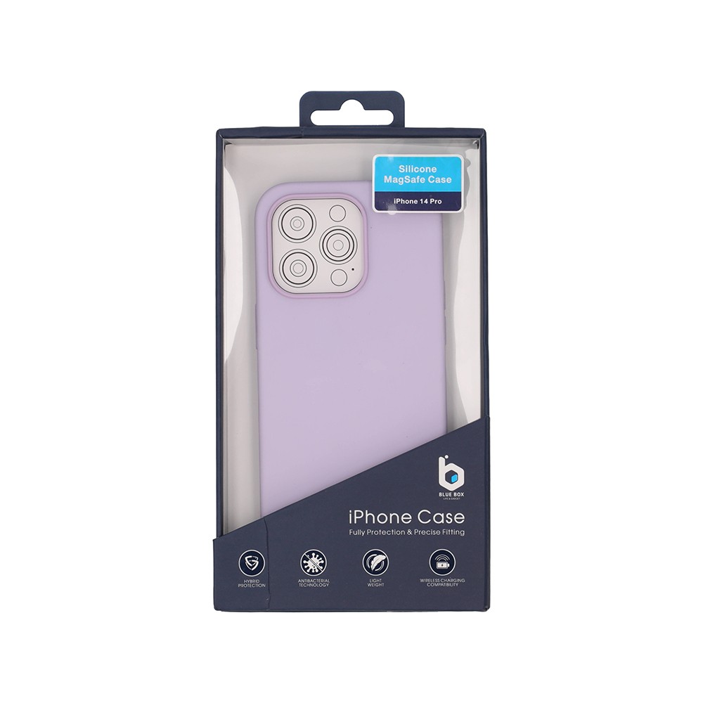 เคส Blue Box iPhone 14 Pro Silicone Magsafe - Lavender Purple