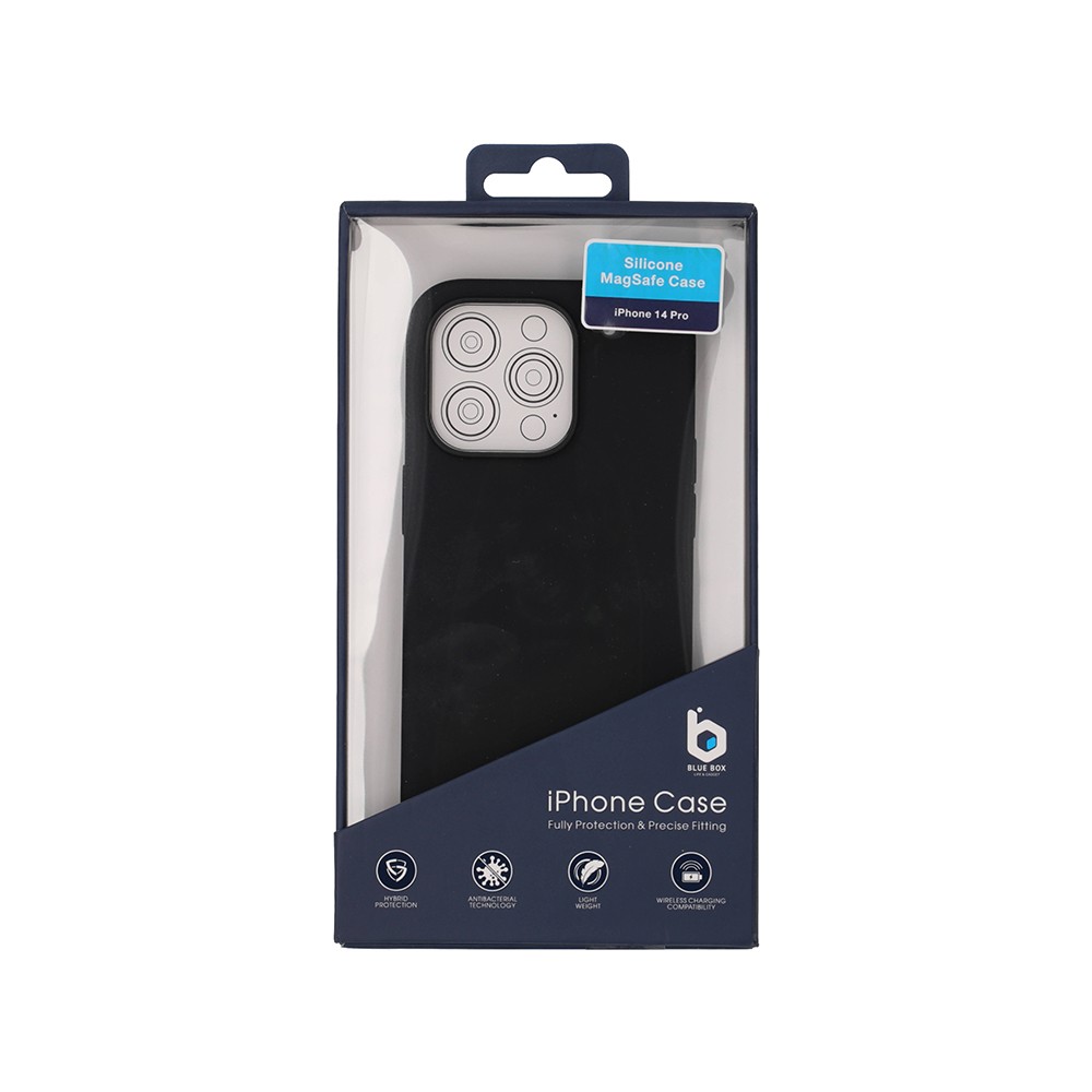 เคส Blue Box iPhone 14 Pro Silicone Magsafe - Graphite Black