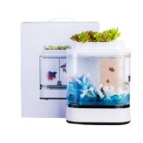 ตู้ปลา Xiaomi Descriptive Geometry Amphibious Ecological Lazy Fish Tank Mini