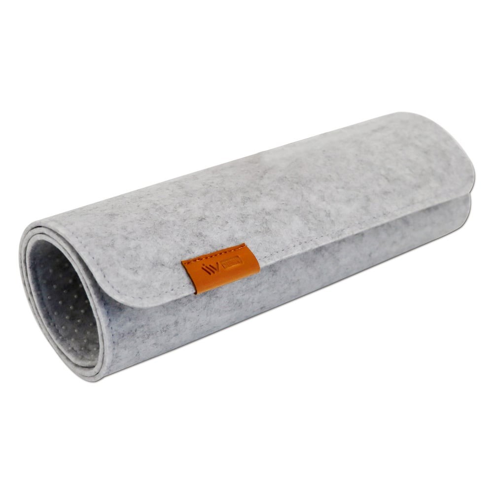 แผ่นรองเมาส์ Liv Desk Pad 30x80 cm. White Grey