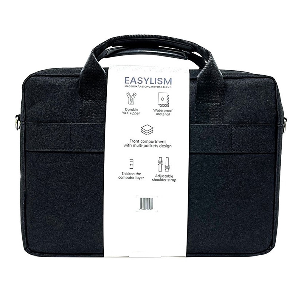 กระเป๋าโน๊ตบุ๊ค Wroof Carry Bag Macbook/Laptop 14 inch Easylism-Black