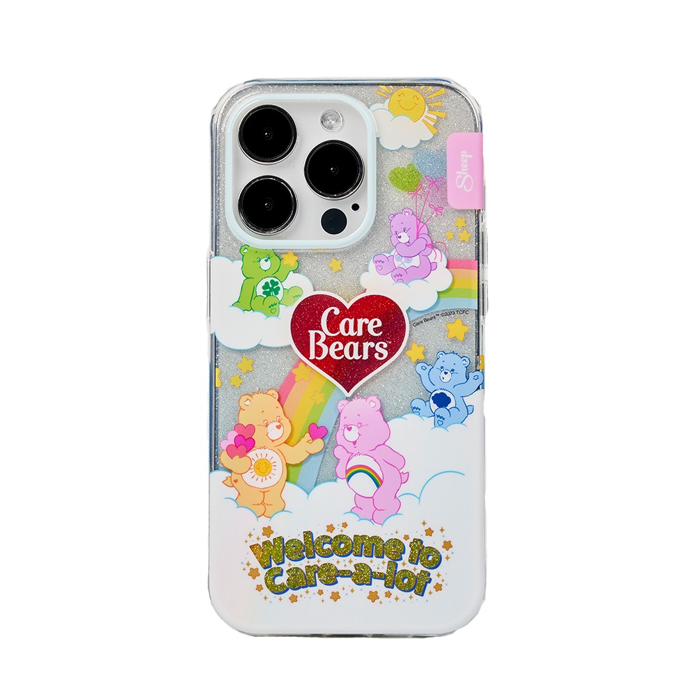 Sheep x Care Bears เคส iPhone 14 Pro Max ลาย Care a lot