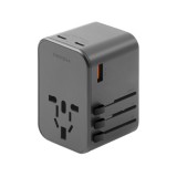 หัวแปลงปลั๊กไฟ Energea Universal Travel Adapter GAN65, 1A2C 65W Gunmetal