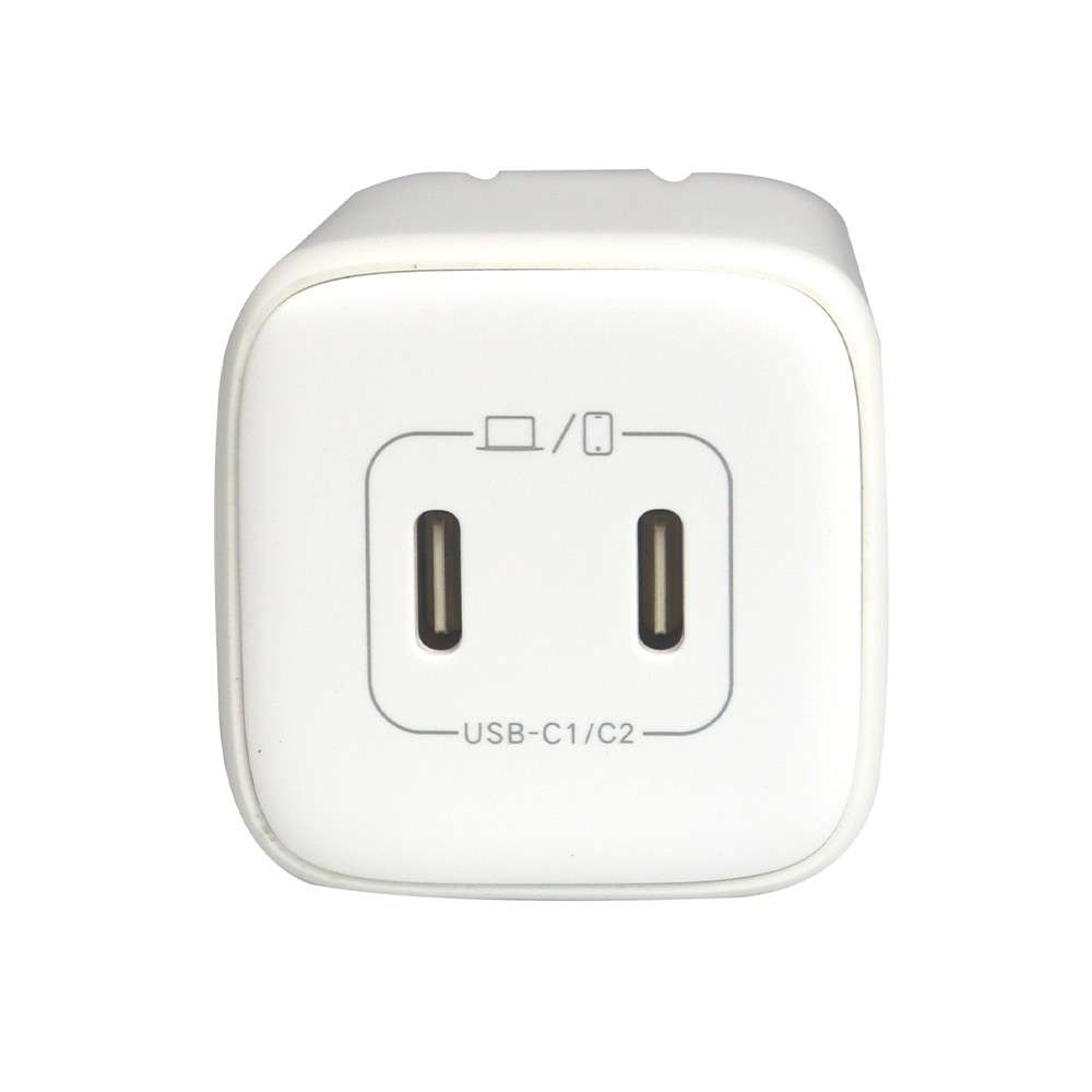 อะแดปเตอร์ UGREEN Wall Charger 2 USB-C White