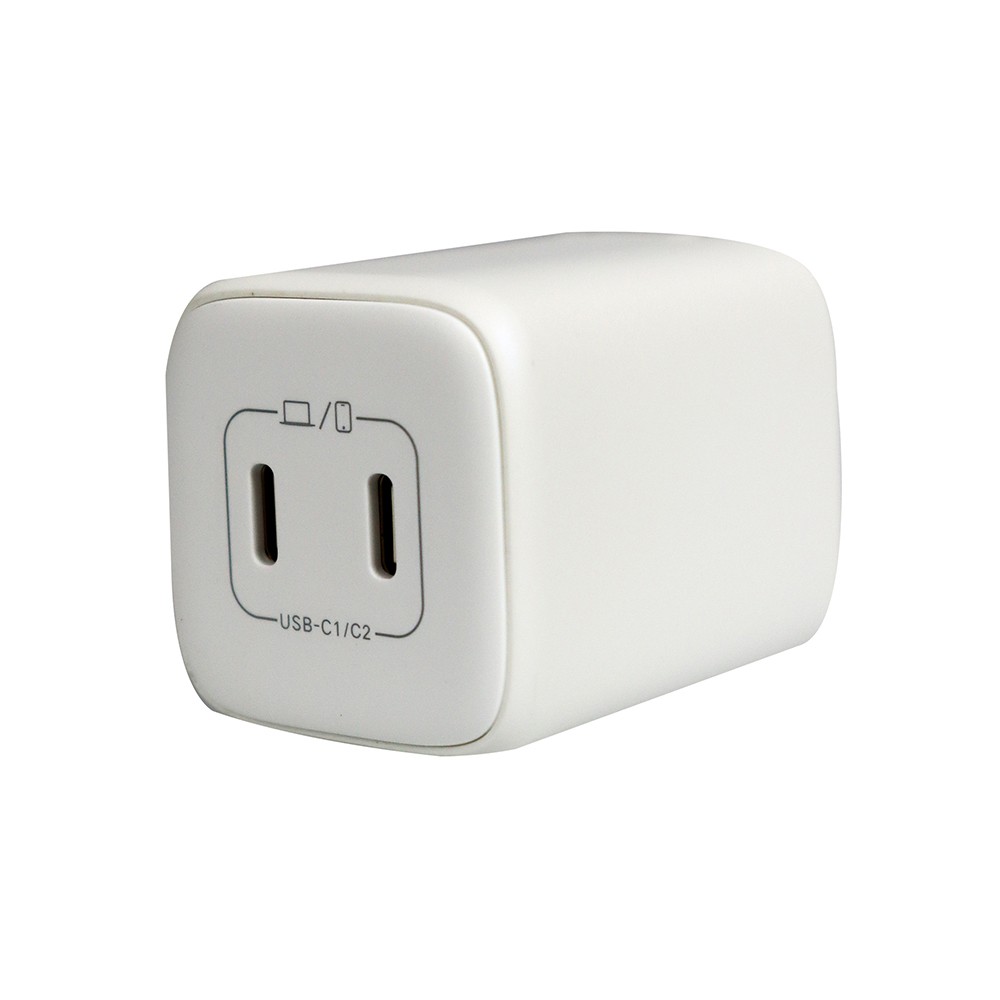 อะแดปเตอร์ UGREEN Wall Charger 2 USB-C White