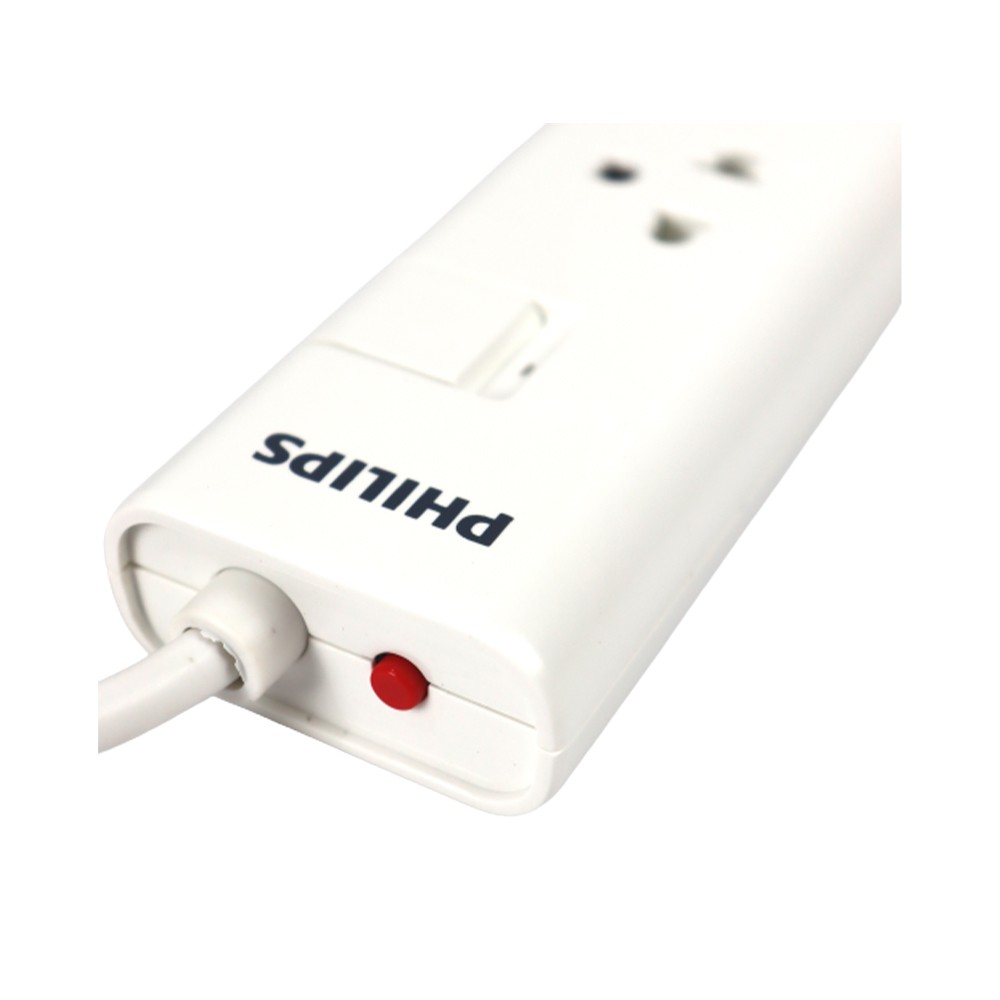 ปลั๊กไฟ Philips 4 Way 1 Switch 3M. (CHP2444WB/67)