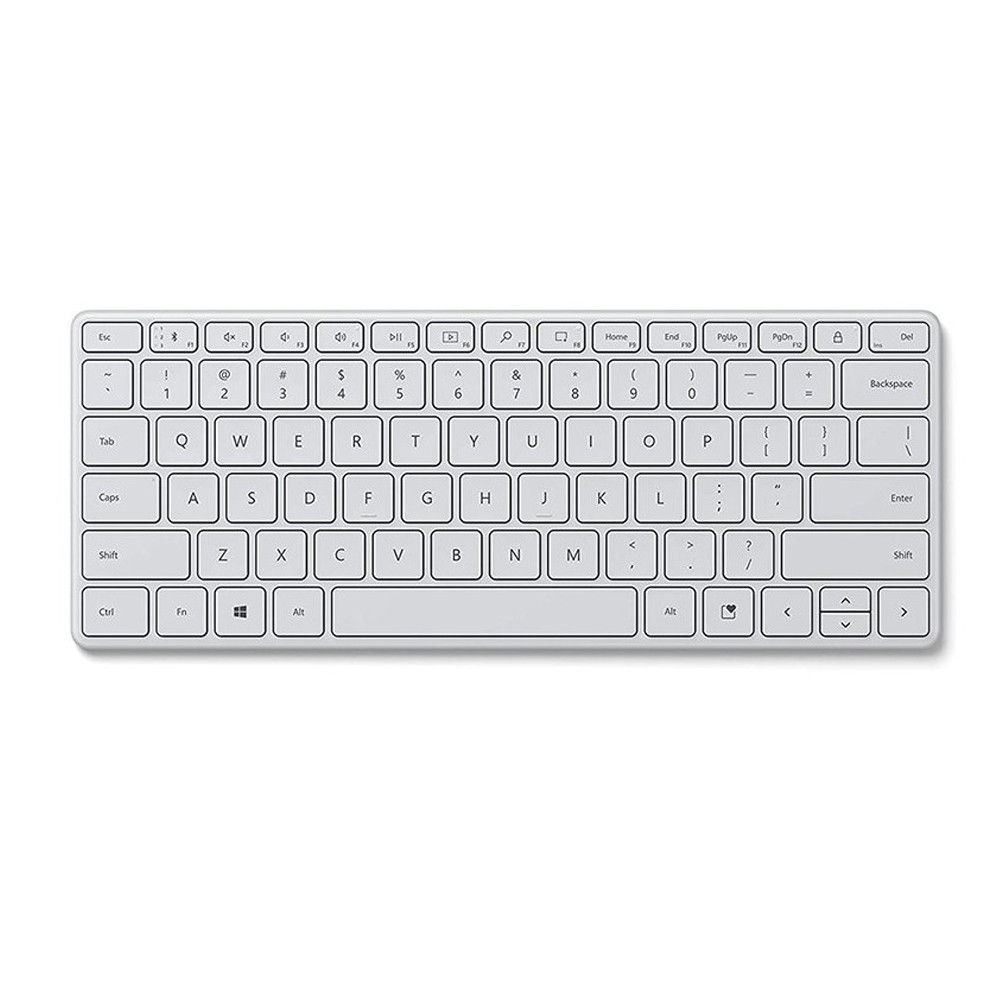 คีย์บอร์ดไร้สาย Microsoft Bluetooth Compact Keyboard Designer Glacier (TH/EN)