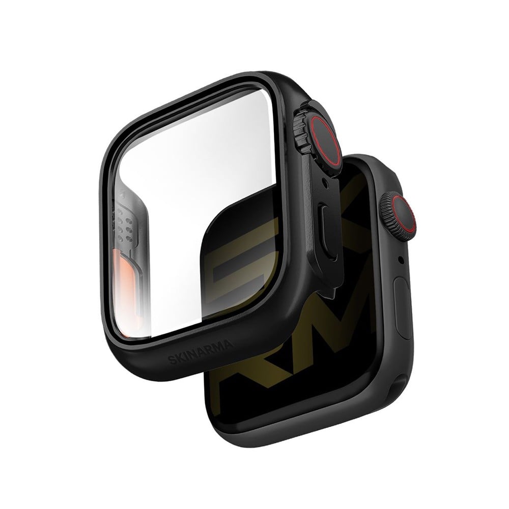 Skinarma เคส Apple Watch Series 7,8,9 (45mm) Gado Pro with digital crown button Black