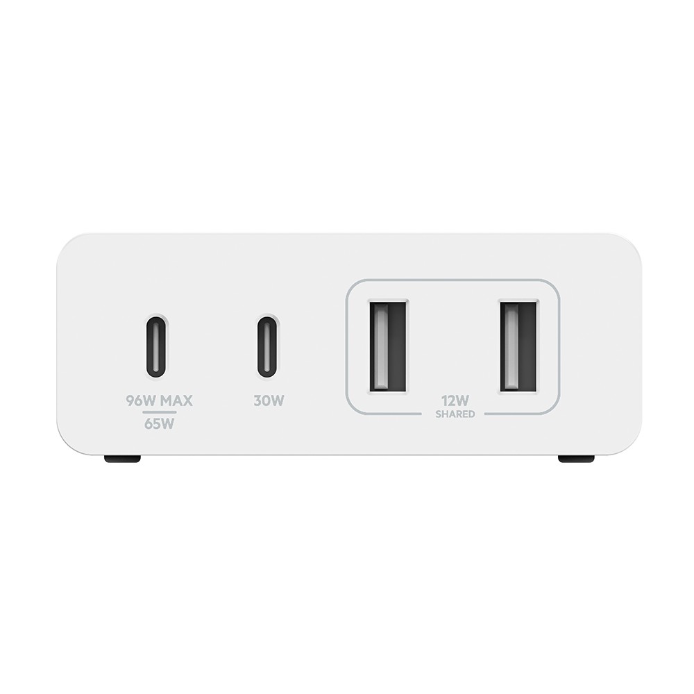 หัวชาร์จ Belkin Dual GaN Charger 180W with 2M. Power Cord (WCH010dqWHJP) White