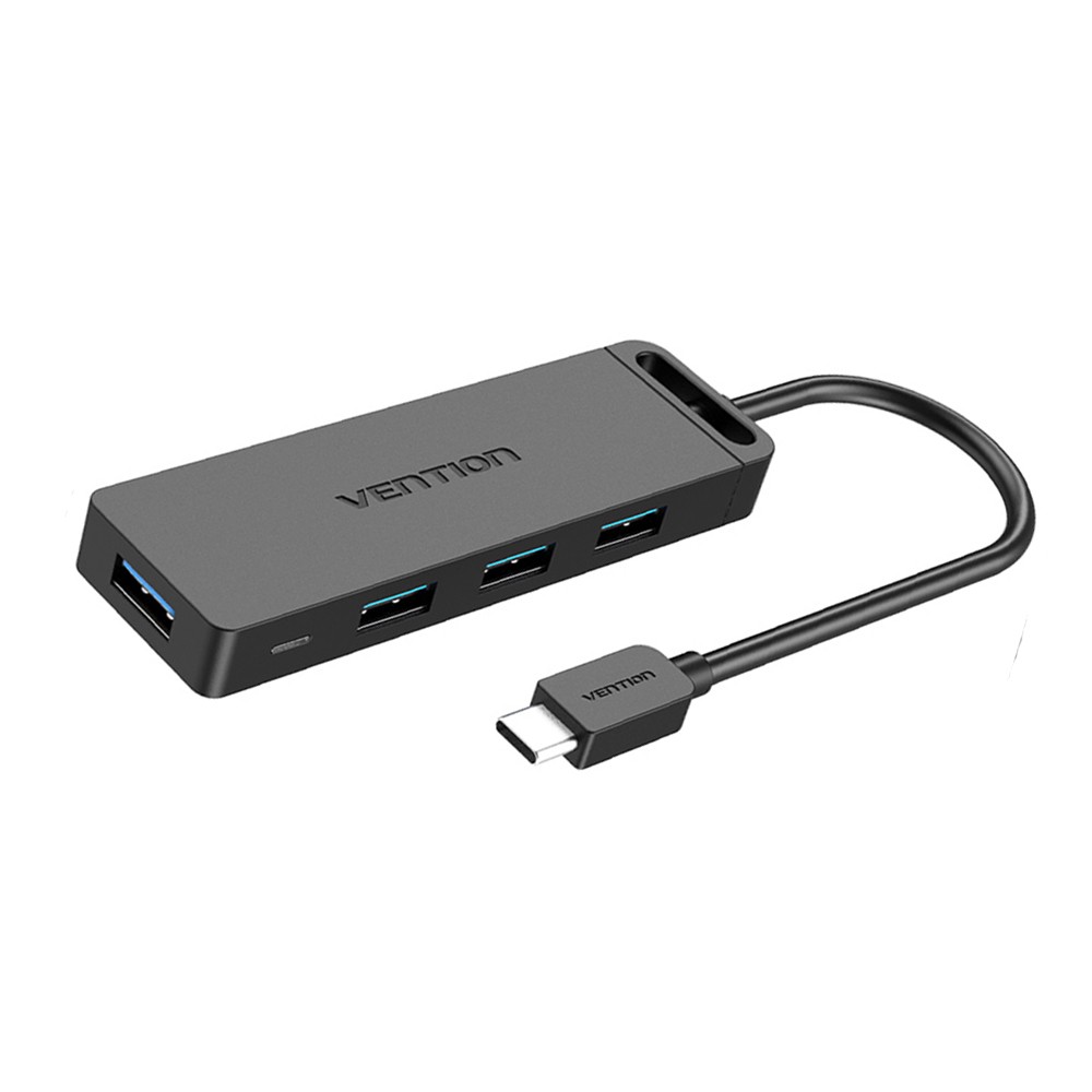 Vention Port Hub USB-C to 4xUSB 3.0 with PD (TGKBB) Black