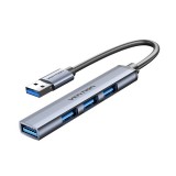 Vention Port Hub  USB-A to 4xUSB 3.0 (CKOHB) Gray