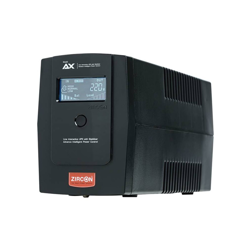 เครื่องสำรองไฟ ZIRCON UPS AX 1000VA/550W