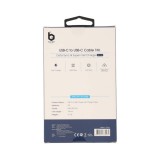 สายชาร์จ Blue Box USB-C to USB-C Cable 60W Super Fast Charge & Data Sync 1M. White (BB-C06)