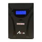 เครื่องสำรองไฟ SYNDOME UPS ATOM 1000VA/600W (LCD)