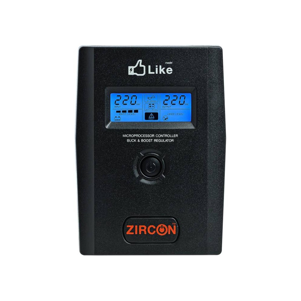 เครื่องสำรองไฟ ZIRCON UPS Like 1000VA/500W