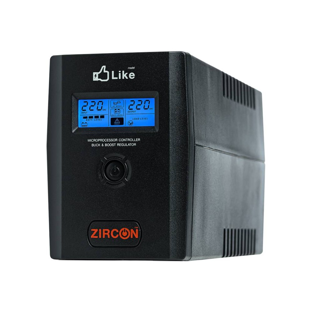 เครื่องสำรองไฟ ZIRCON UPS Like 1000VA/500W