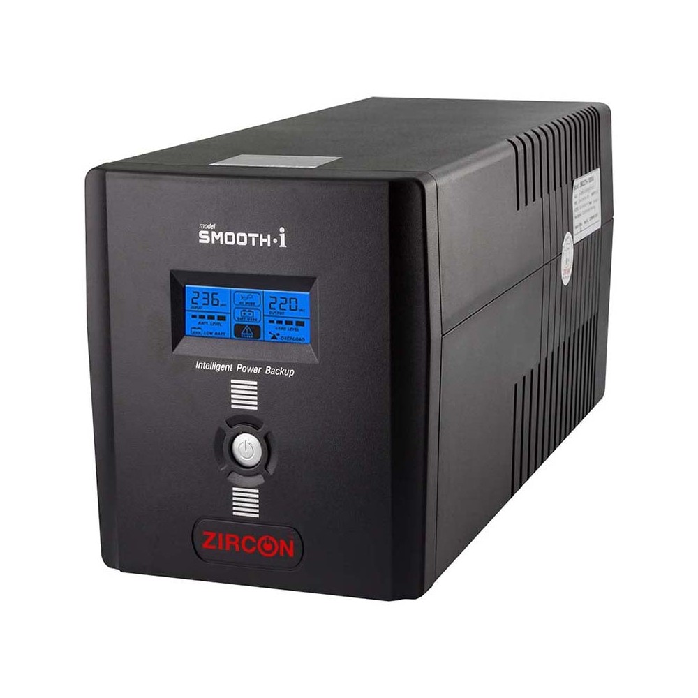 เครื่องสำรองไฟ ZIRCON UPS Smooth-I 1200VA/720W