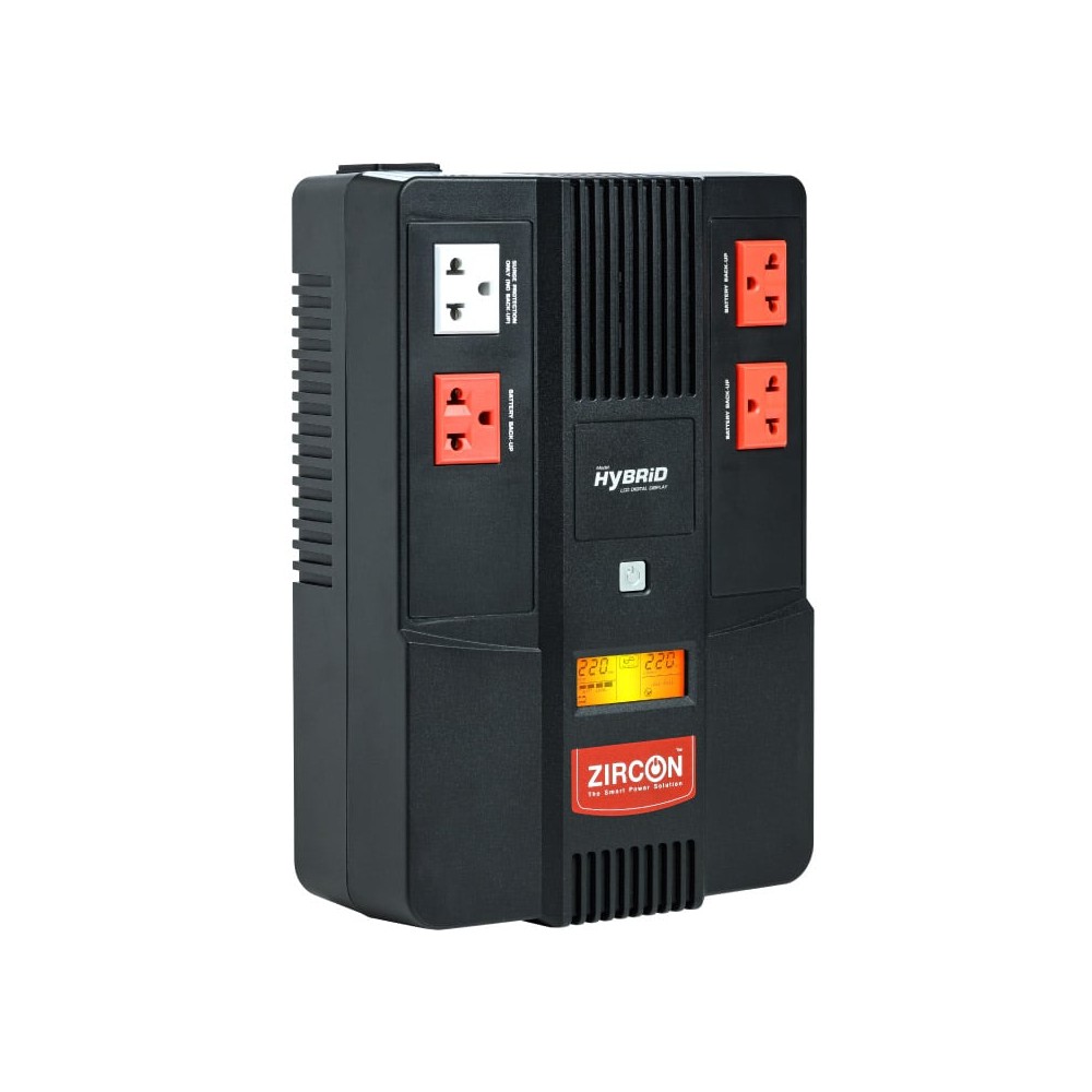 เครื่องสำรองไฟ ZIRCON UPS Hybrid LCD (1000VA/550W)