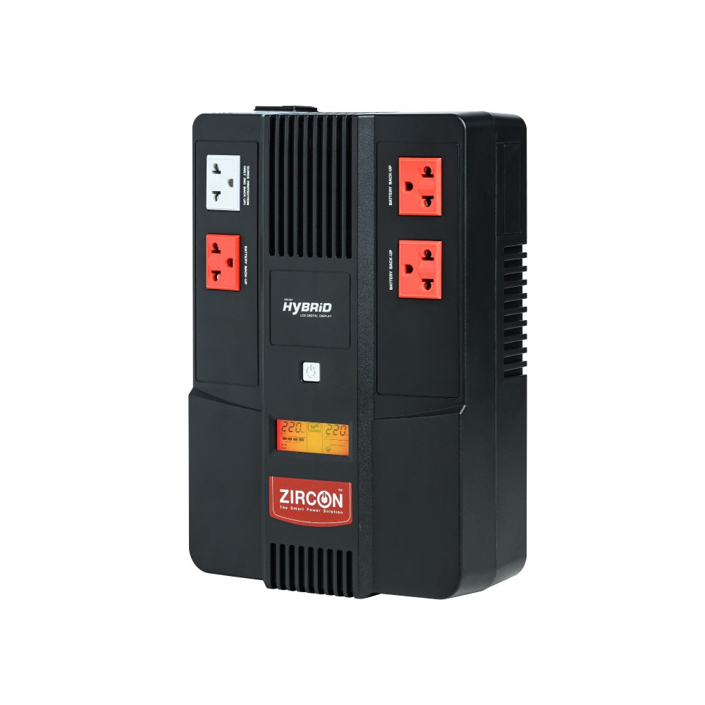 เครื่องสำรองไฟ ZIRCON UPS Hybrid LCD (1000VA/550W)